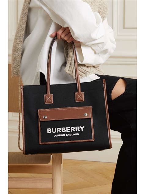 burberry drawstring black tote|net a porter Burberry bag.